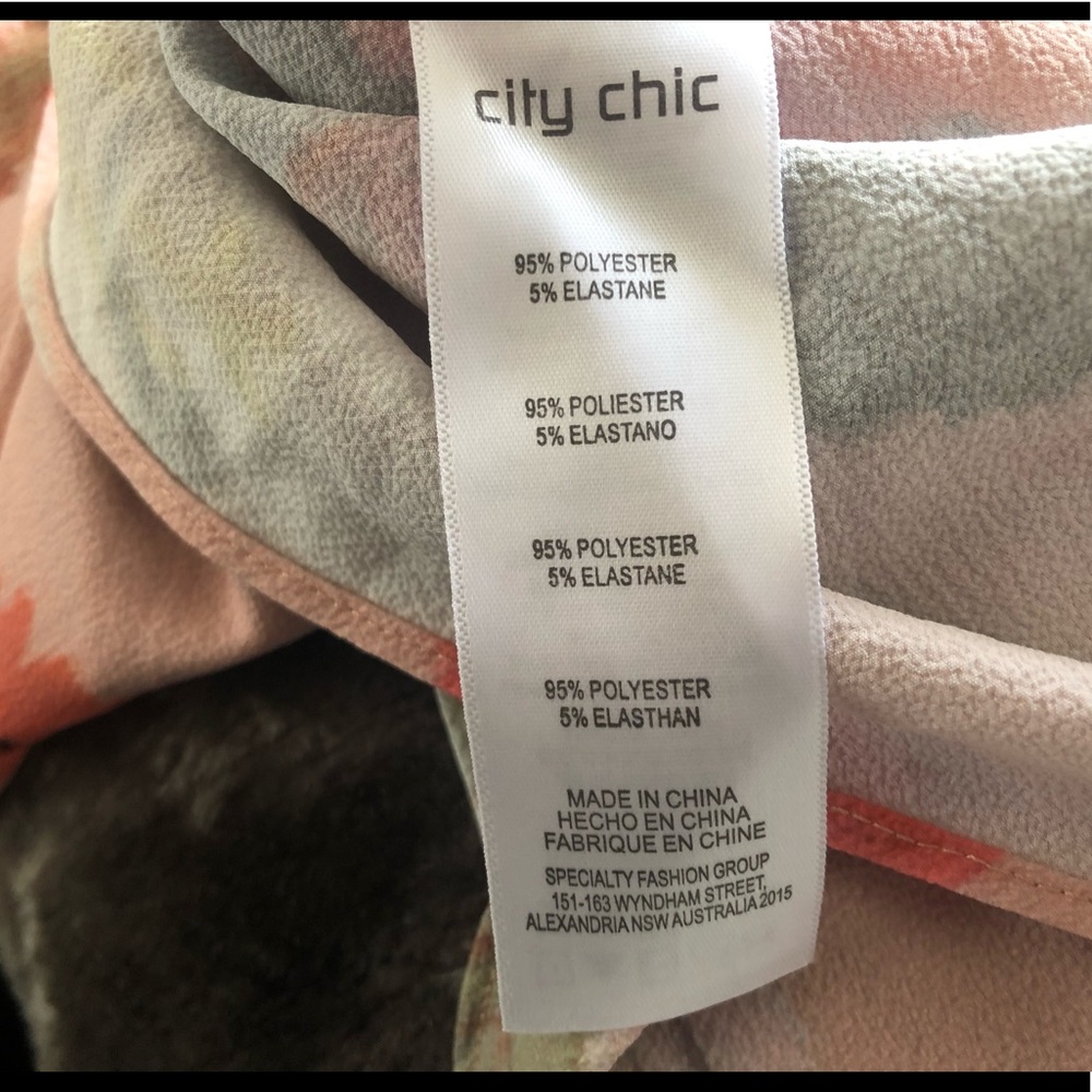 City Chic Summer Rose Ruffle Top - Picture 8 of 9